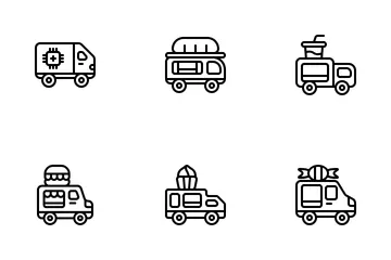 Truck Modern Icon Pack