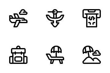 Trucs de voyage Icon Pack