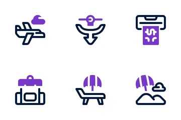 Trucs de voyage Icon Pack