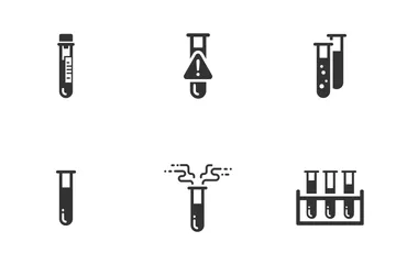 Tubo de ensaio Pacote de Ícones