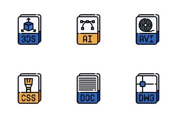 Type de fichier Pack d'Icônes