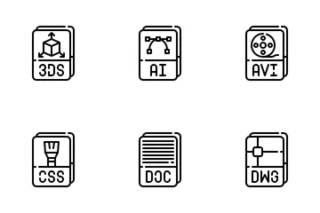 Type de fichier Pack d'Icônes