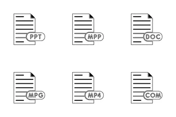 Type de fichier Pack d'Icônes