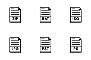 Type de fichier Pack d'Icônes