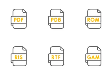 Type de fichier Pack d'Icônes