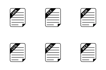 Type de fichier Pack d'Icônes