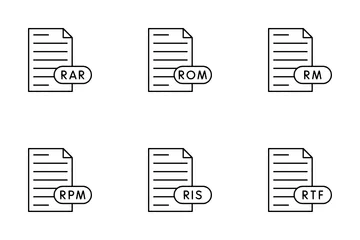 Type de fichier Pack d'Icônes