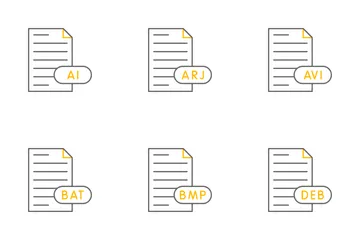 Type de fichier Pack d'Icônes