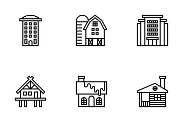 Type Houses Icon Pack