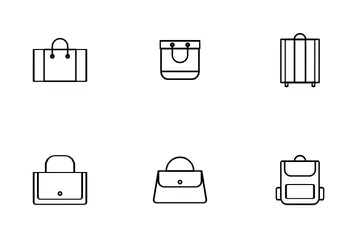 Type Of Bags Icon Pack