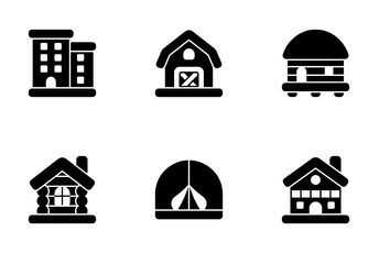 Type Of Houses Icon Pack