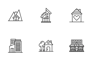 Type Of Houses Icon Pack