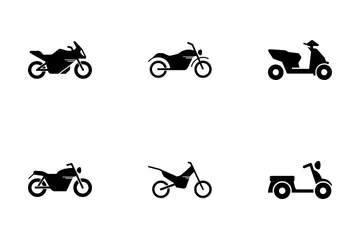 Type Of Motorcycle Icon Pack
