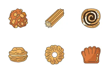 Types de beignets Pack d'Icônes