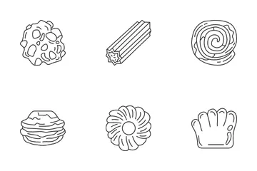 Types de beignets Pack d'Icônes
