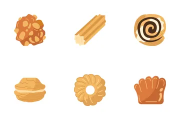 Types de beignets Pack d'Icônes