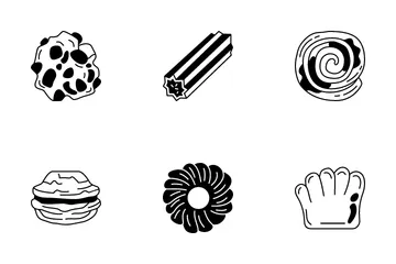 Types de beignets Pack d'Icônes