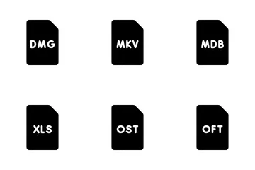 Types de fichier Pack d'Icônes