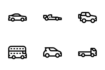 Types de voitures Pack d'Icônes