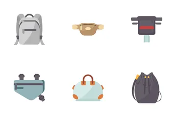 Types Of Bags Icon Pack