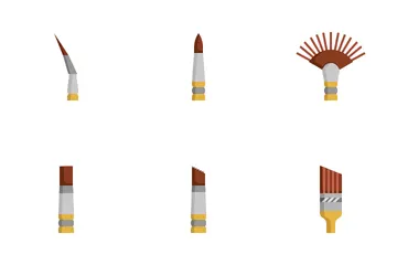 Types Of Brushes Icon Pack