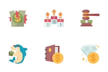 Types Of Debt Icon Pack