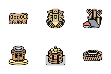 Types Of Donuts Icon Pack
