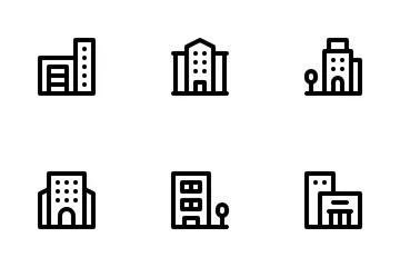 Types Of Houses Icon Pack