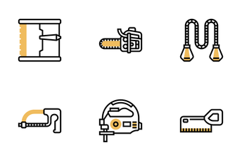 Types Of Saws Icon Pack
