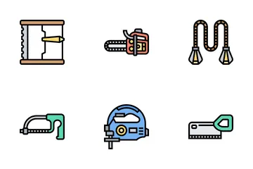 Types Of Saws Icon Pack