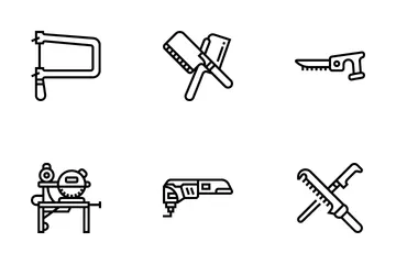 Types Of Saws Icon Pack