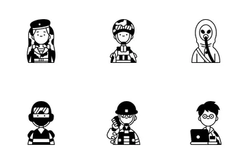 Types Of Soldier And Military Forces Icon Pack