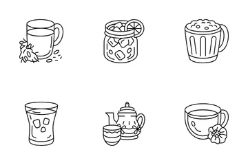 Types Of Tea Icon Pack