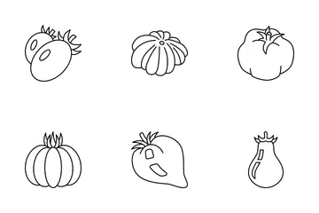 Types Of Tomatoes Icon Pack