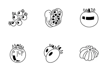 Types Of Tomatoes Icon Pack