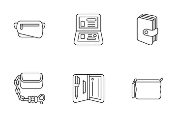 Types Of Wallets Icon Pack