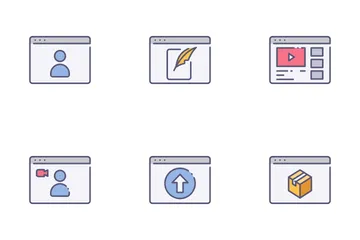 Types Of Website Icon Pack