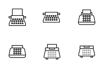 Typewriter Icon Pack