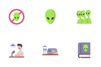 UFO And Aliens Icon Pack