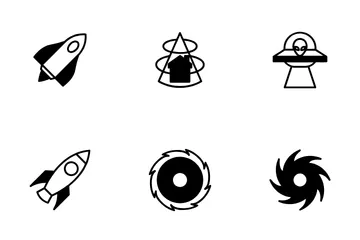 UFO Glyph Icons Icon Pack