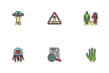 Ufo Guest Visiting Icon Pack