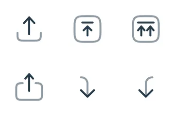 UI Arrows & Actions Icon Pack