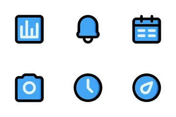 Interface utilisateur de base essentielle Icon Pack