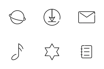 UI Basic Outline Icon Pack