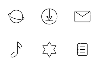 UI Basic Outline Icon Pack