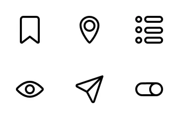 Interfaz de usuario básica Paquete de Iconos