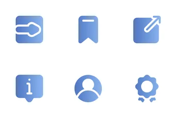 Interfaz de usuario esencial Paquete de Iconos