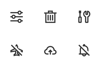 UI Essentials Line Icon Pack