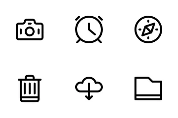 Interface utilisateur essentielle Icon Pack