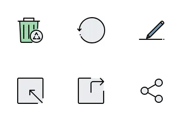 Benutzeroberfläche für elektronische Geräte, Band 2 Symbolpack